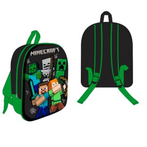 Minecraft 3D backpack 30cm retro